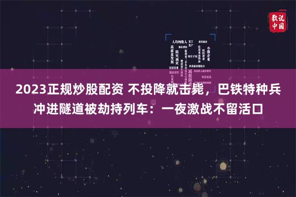 2023正规炒股配资 不投降就击毙，巴铁特种兵冲进隧道被劫持列车：一夜激战不留活口